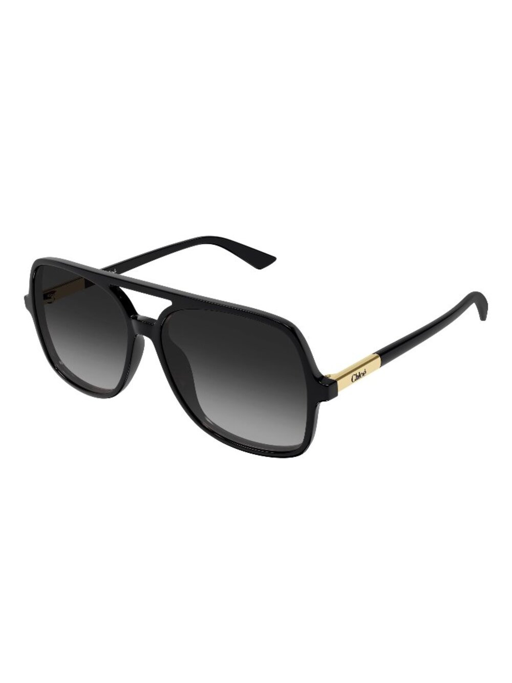 New Chloé Women's Sunglasses Black Grey Lens Acetate Frame CH0364S 001 57